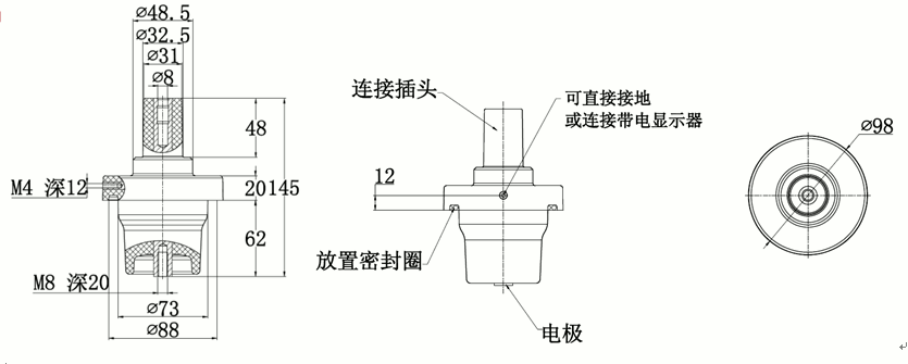 EVO视讯核材250A充气柜套管结构图.gif